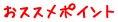 おススメポイント
